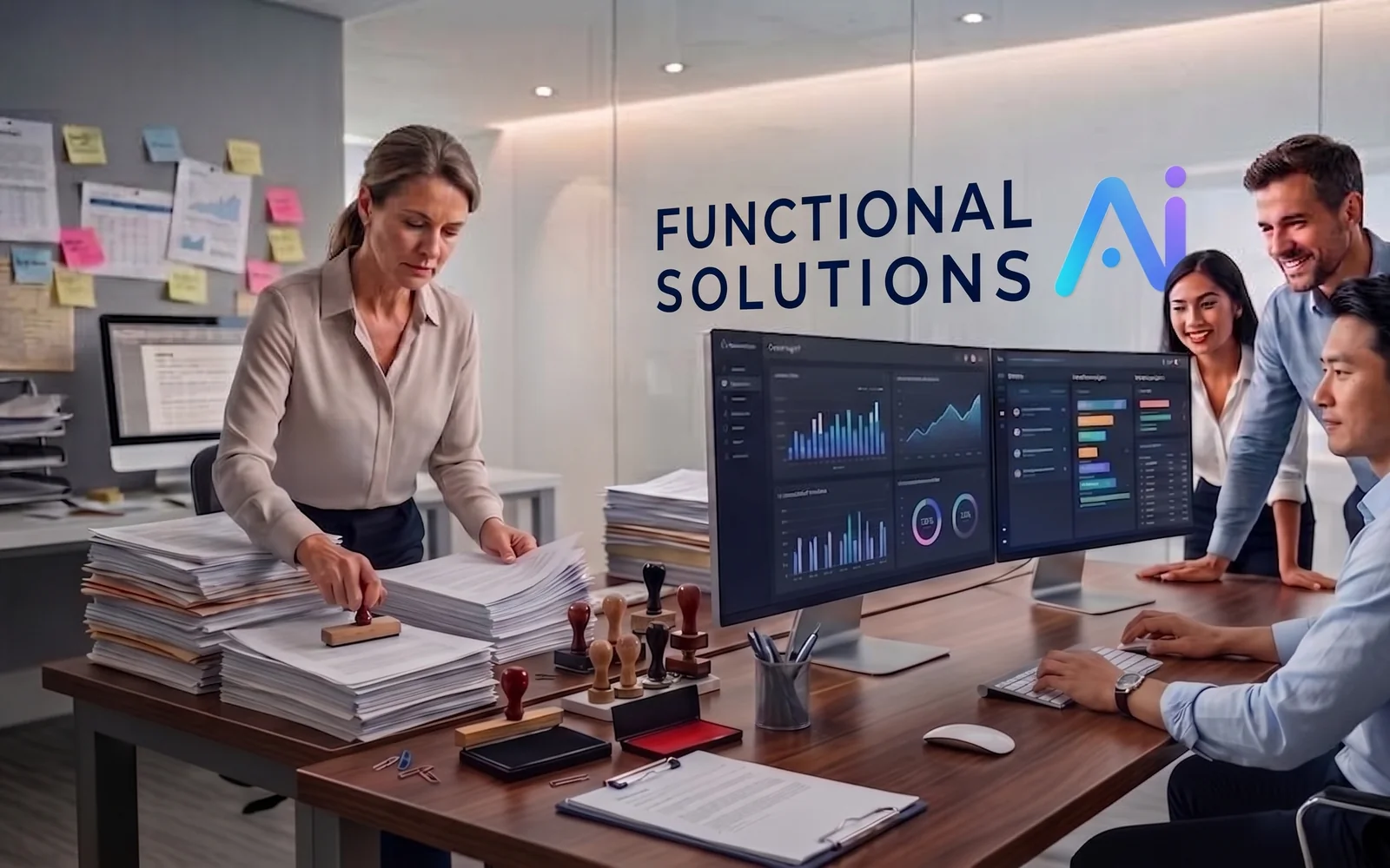 Manual paperwork replaced by automated dashboards for a faster team
